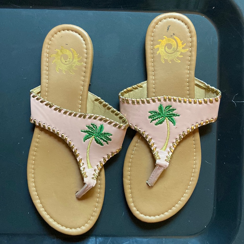 Palm tree sandals